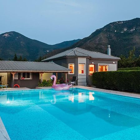 Villa Stymfalia - Luxury Mansion With Private Pool Karteri  Экстерьер фото